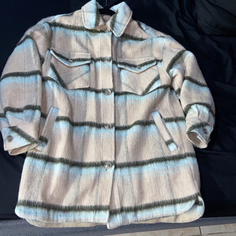 Free people Vienna brushed wool shirt jacket - Picture 6 of 10